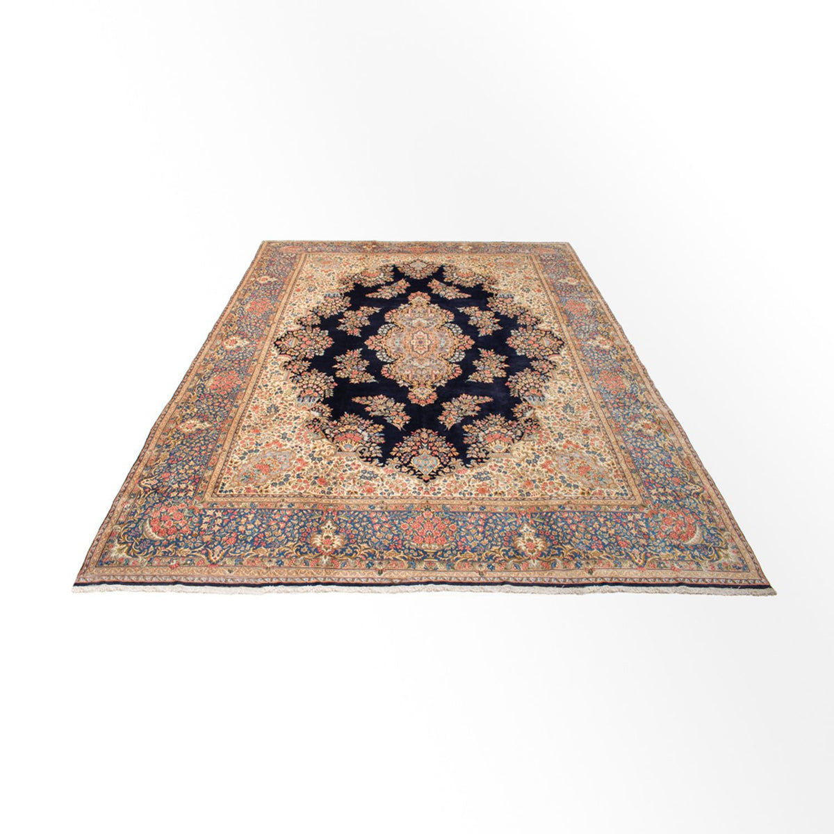 Tapis persan - Royal - 500 x 355 cm - bleu foncé