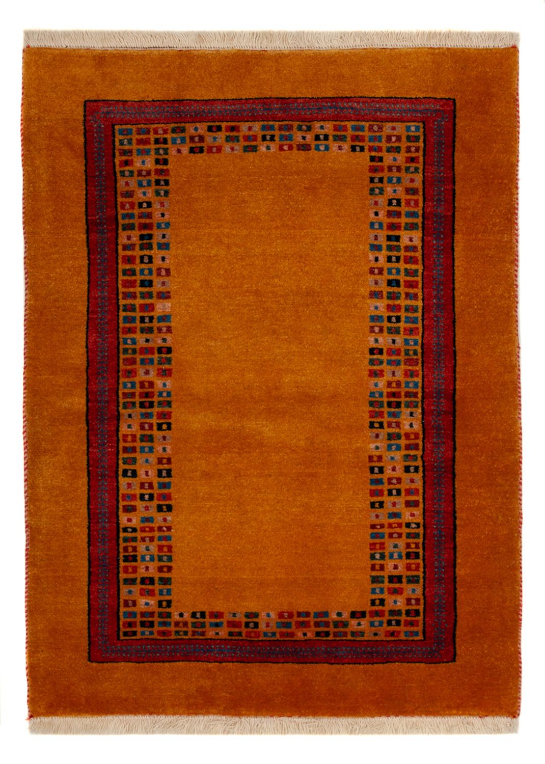 Tapis Gabbeh - Loribaft Persan - 118 x 84 cm - or