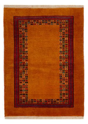Tapis Gabbeh - Loribaft Persan - 118 x 84 cm - or