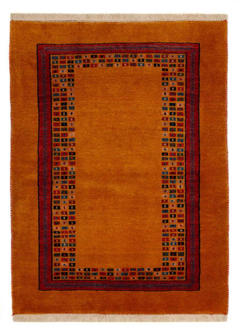 Tapis Gabbeh - Loribaft Persan - 118 x 84 cm - or