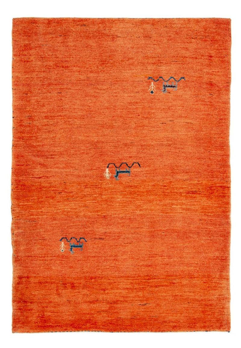 Tapis Gabbeh - Loribaft Persan - 130 x 80 cm - rouge clair
