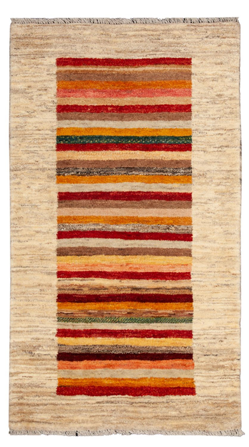 Tapis Gabbeh - Loribaft Persan - 137 x 74 cm - multicolore