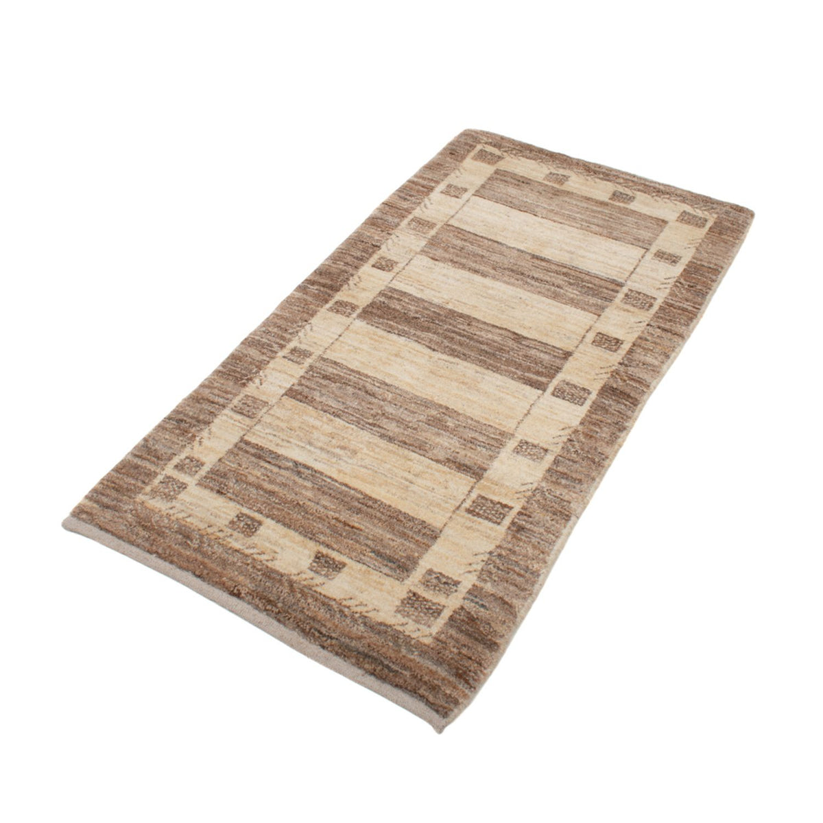 Tapis Gabbeh - Loribaft Persan - 137 x 72 cm - beige