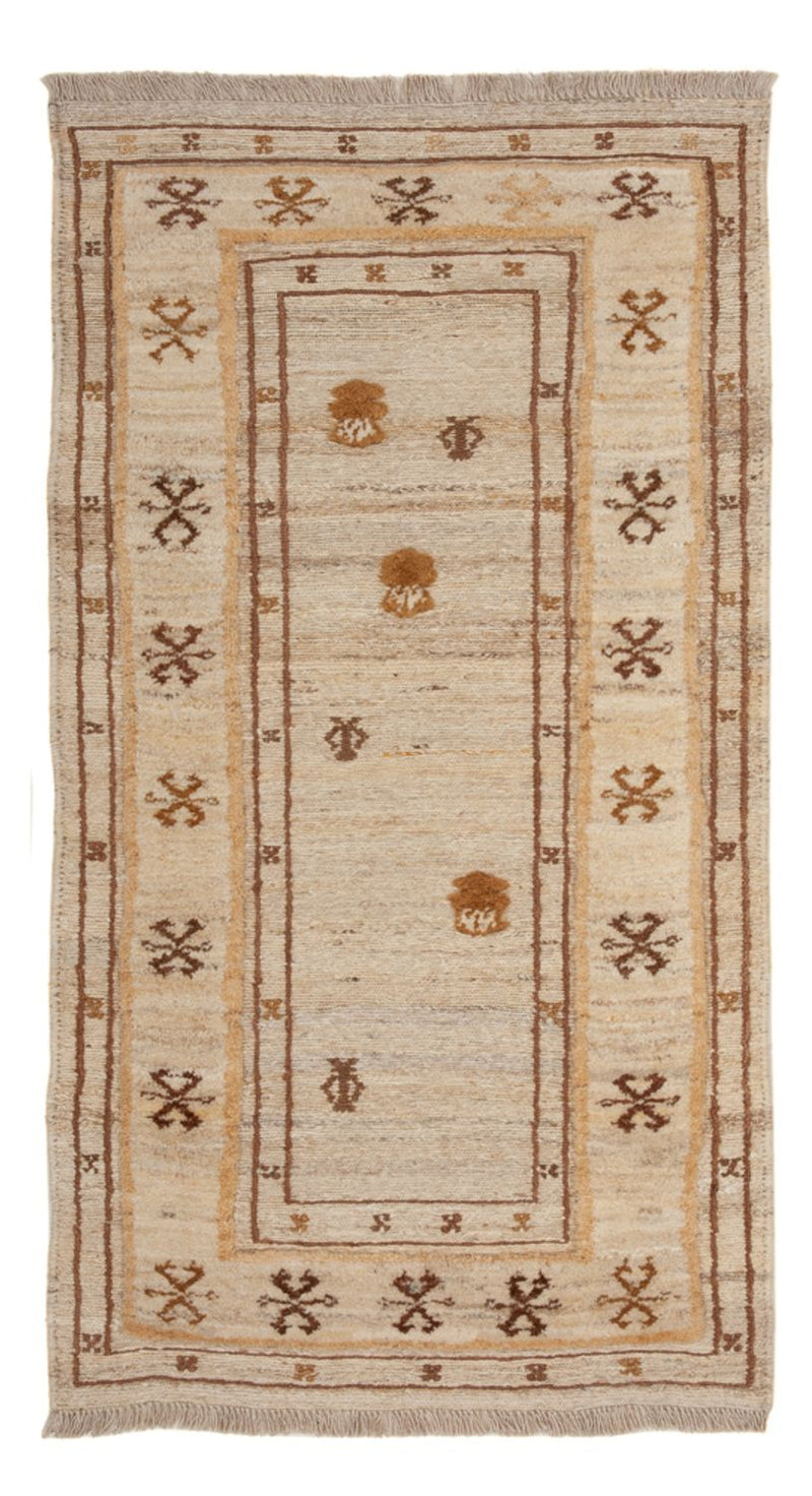 Tapis Gabbeh - Persan - 142 x 73 cm - beige