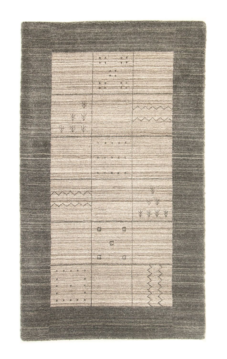 Tapis vintage - 160 x 90 cm - gris
