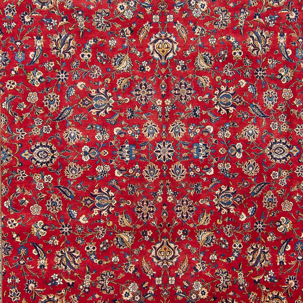 Tapis persan - Keshan - 432 x 325 cm - rouge