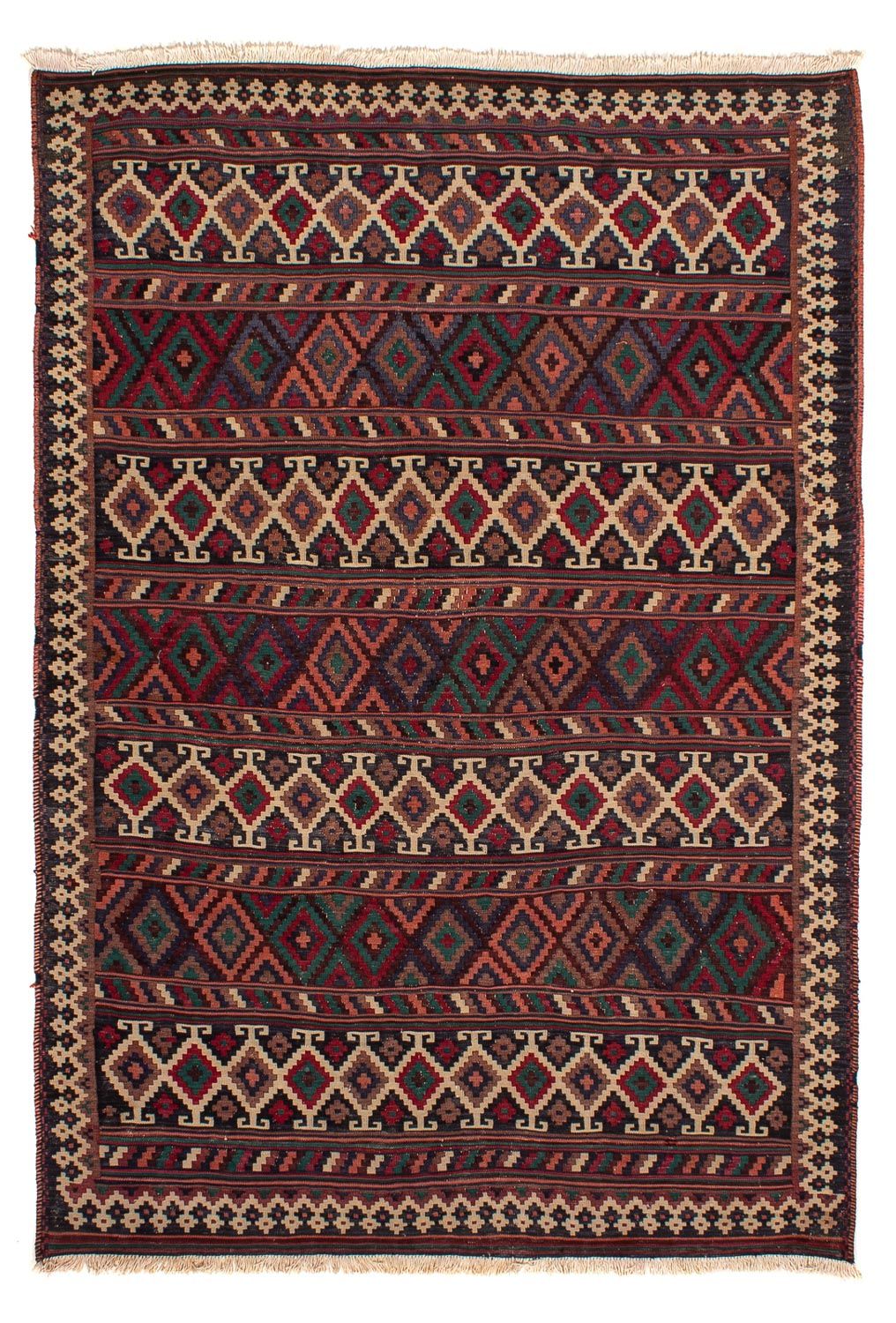 Tapis Kelim - Oriental - 244 x 172 cm - multicolore