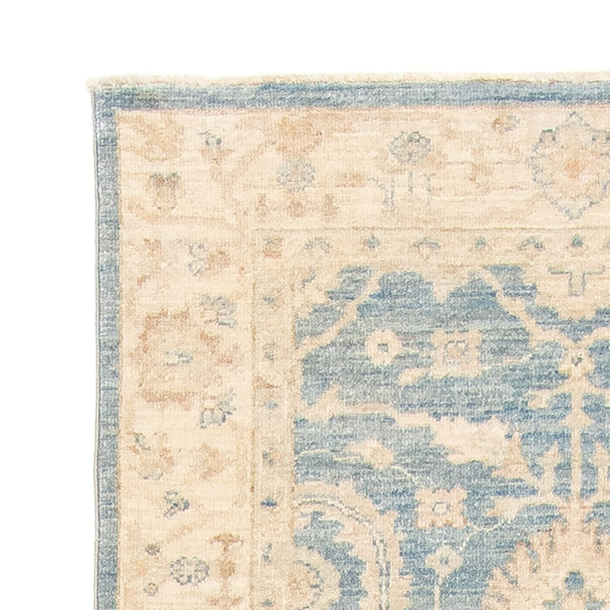 Tapis de couloir Tapis Ziegler - 300 x 80 cm - bleu clair