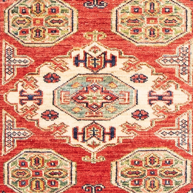 Tapis de couloir Tapis Ziegler - Kazak - 246 x 83 cm - rouge