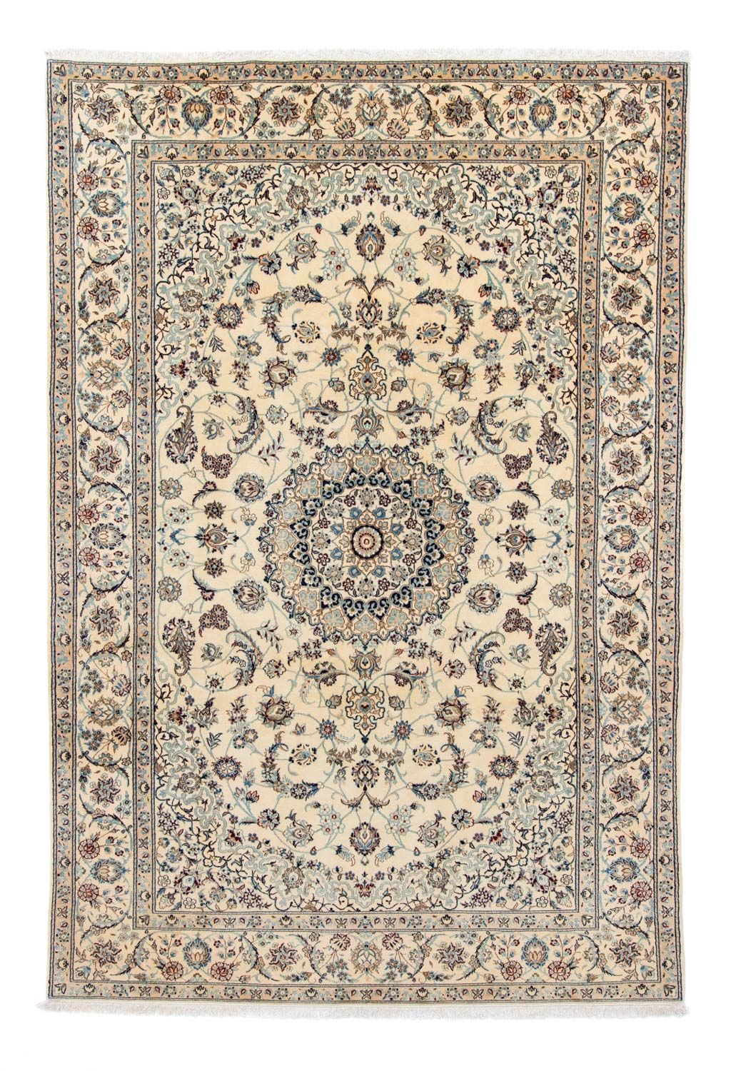 Tapis persan - Nain - 304 x 200 cm - beige