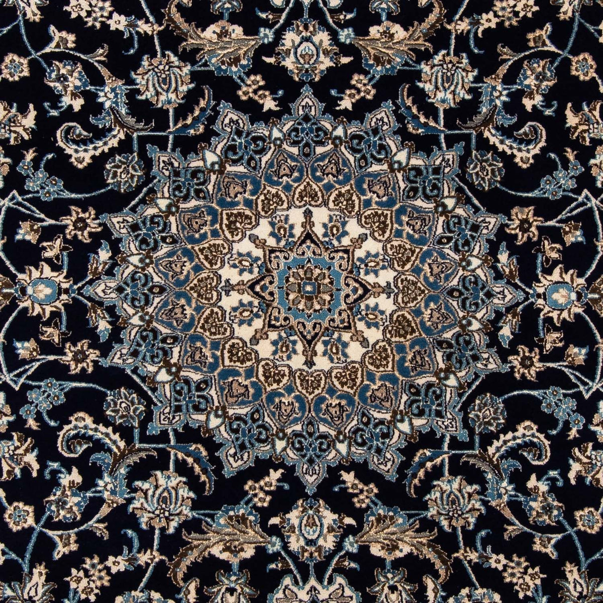 Tapis persan - Nain - 290 x 201 cm - noir