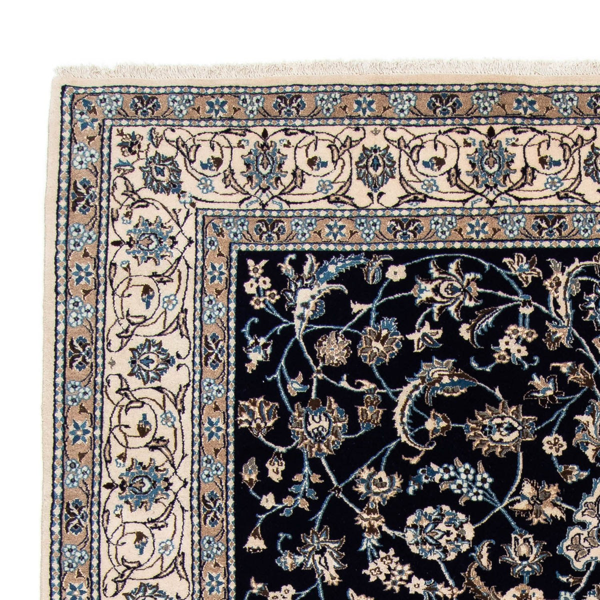 Tapis persan - Nain - 290 x 201 cm - noir