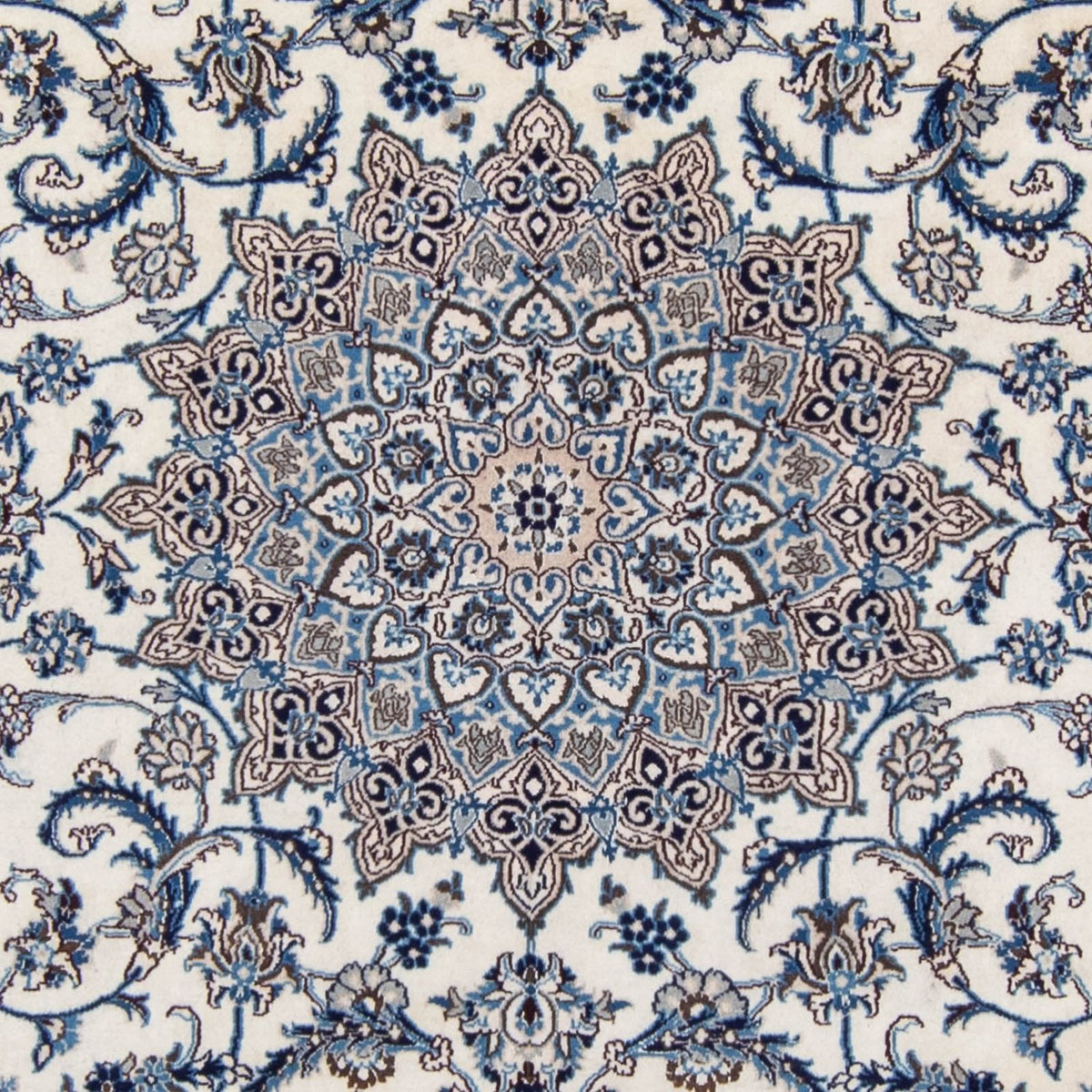 Tapis persan - Nain - 291 x 199 cm - beige