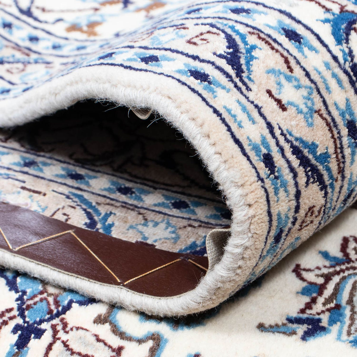 Tapis persan - Nain - 291 x 199 cm - beige