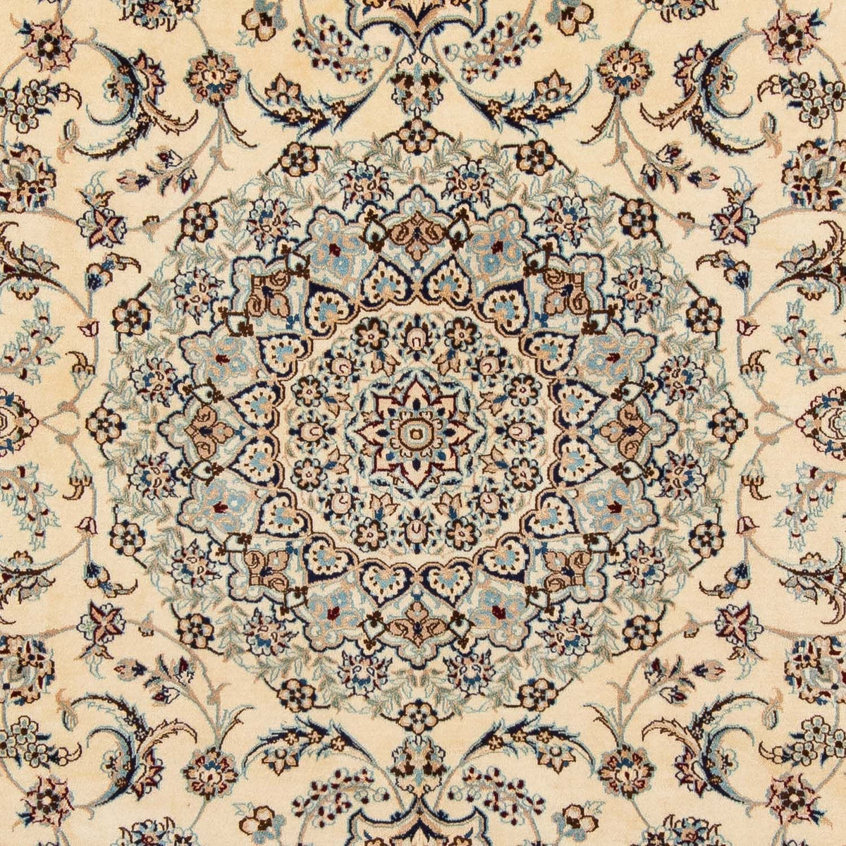 Tapis persan - Nain - 289 x 197 cm - beige