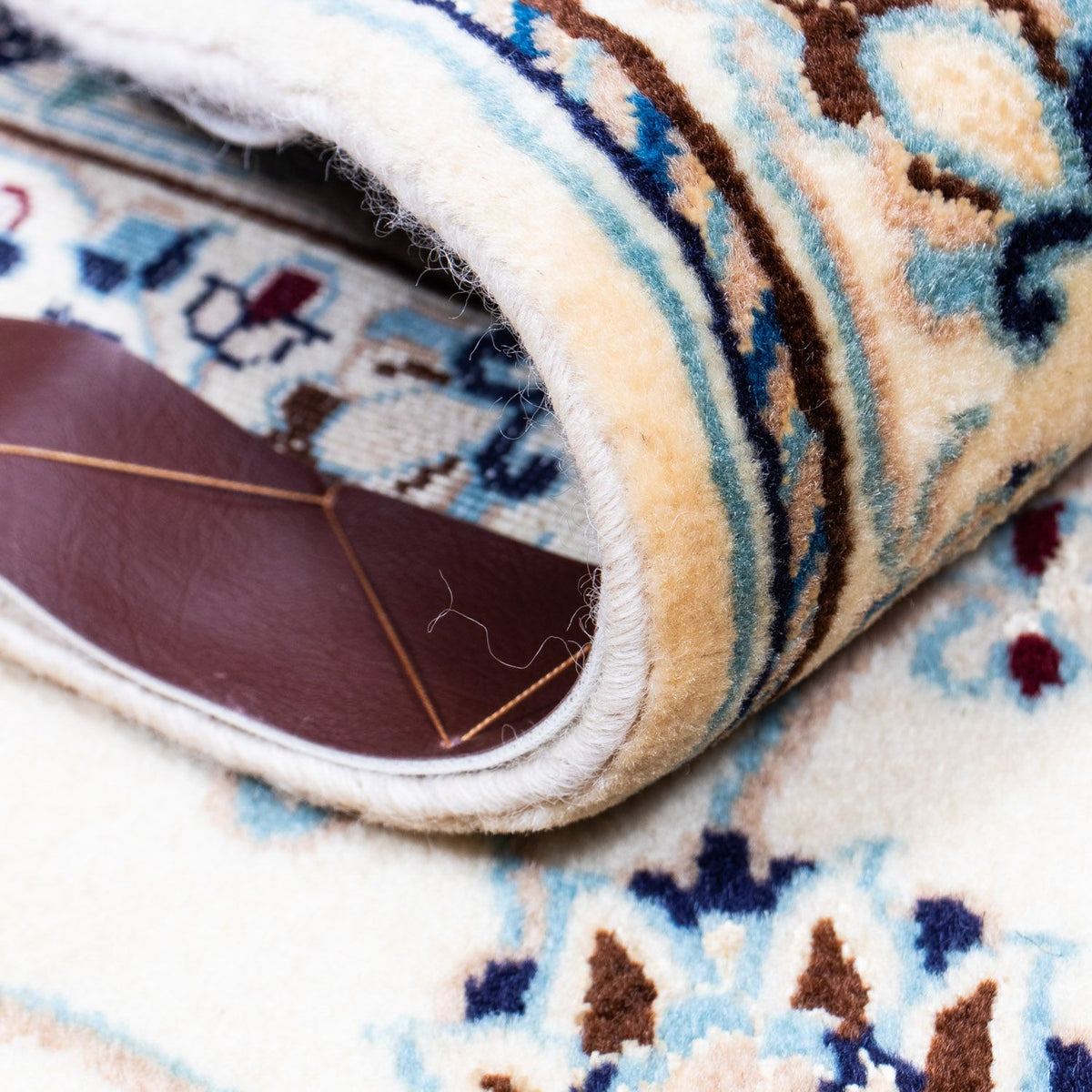 Tapis persan - Nain - 289 x 197 cm - beige