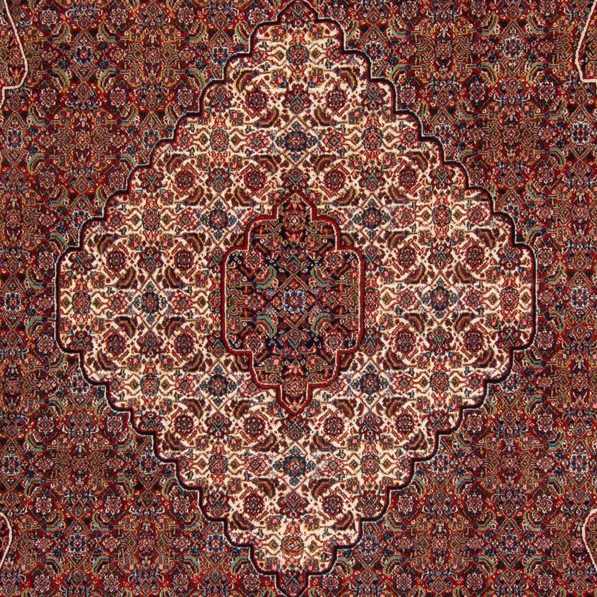 Tapis persan - Nain - 323 x 256 cm - rouge foncé