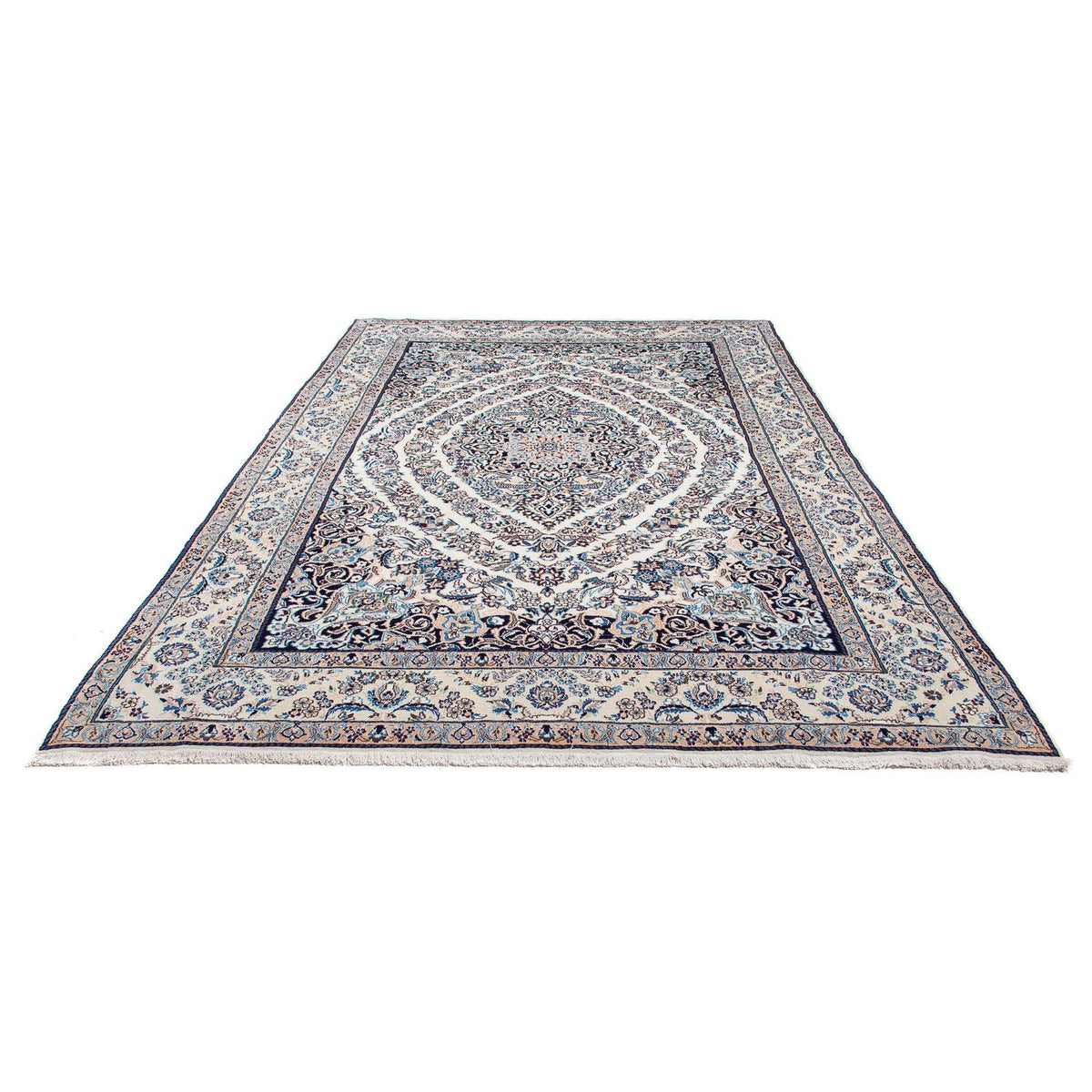 Tapis persan - Nain - 316 x 211 cm - beige
