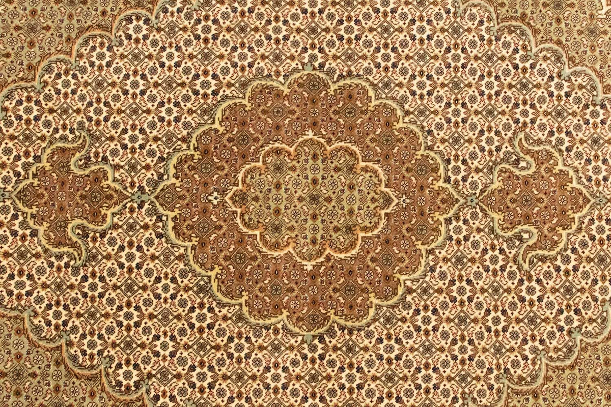 Tapis persan - Tabriz - 145 x 106 cm - beige