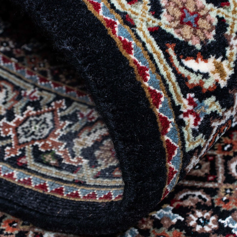 Tapis de couloir Tapis persan - Tabriz - 195 x 79 cm - bleu foncé