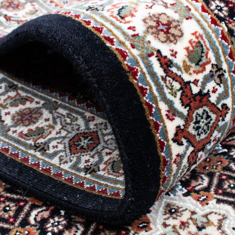 Tapis de couloir Tapis persan - Tabriz - 401 x 82 cm - bleu foncé