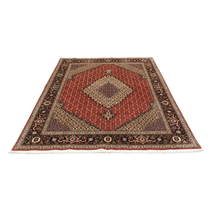 Tapis persan - Tabriz - 208 x 146 cm - rouge clair