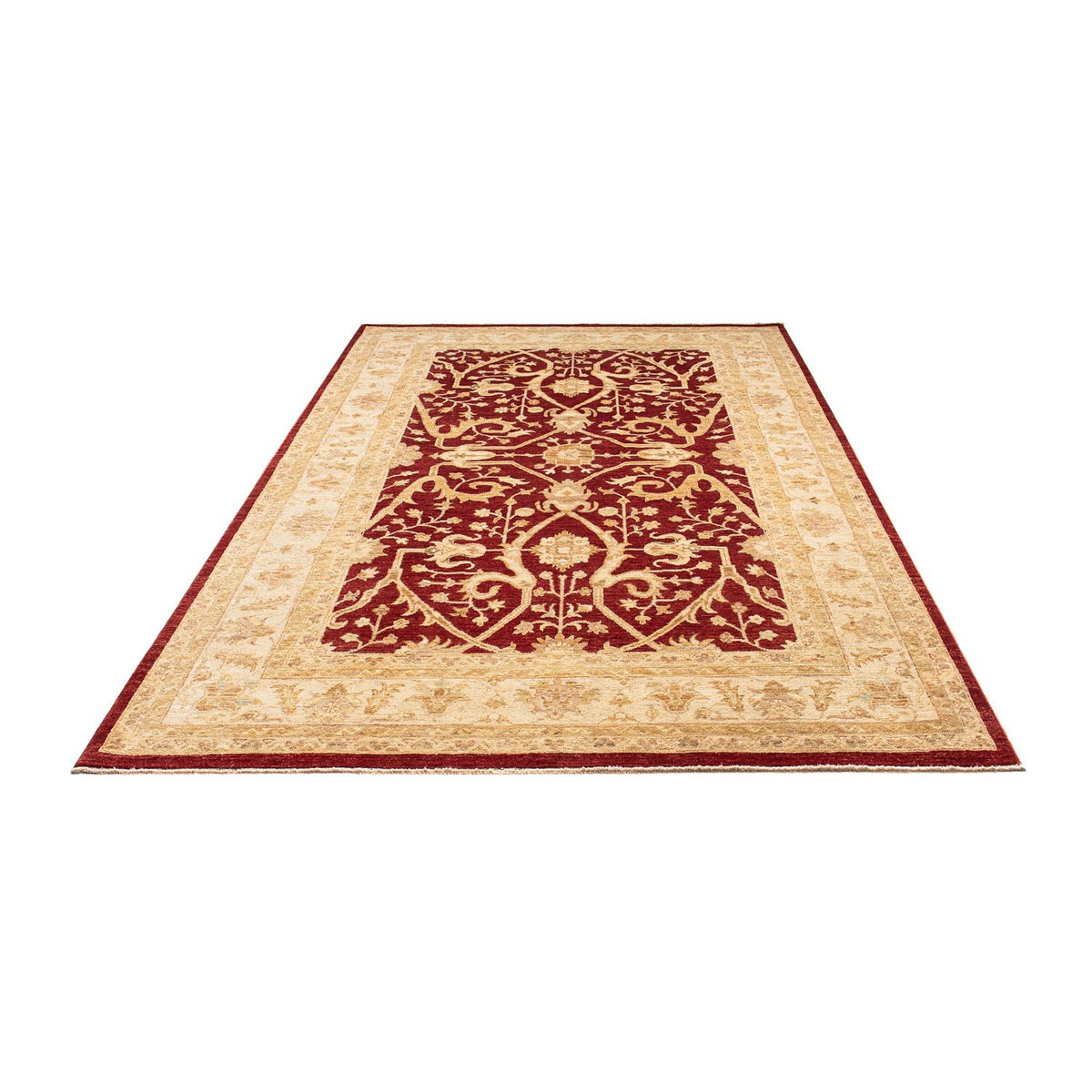 Tapis Ziegler - 247 x 172 cm - rouge foncé