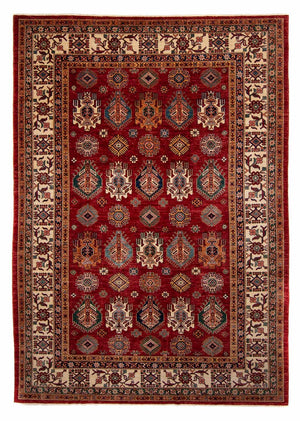 Tapis Ziegler - Kazak - 289 x 211 cm - rouge foncé
