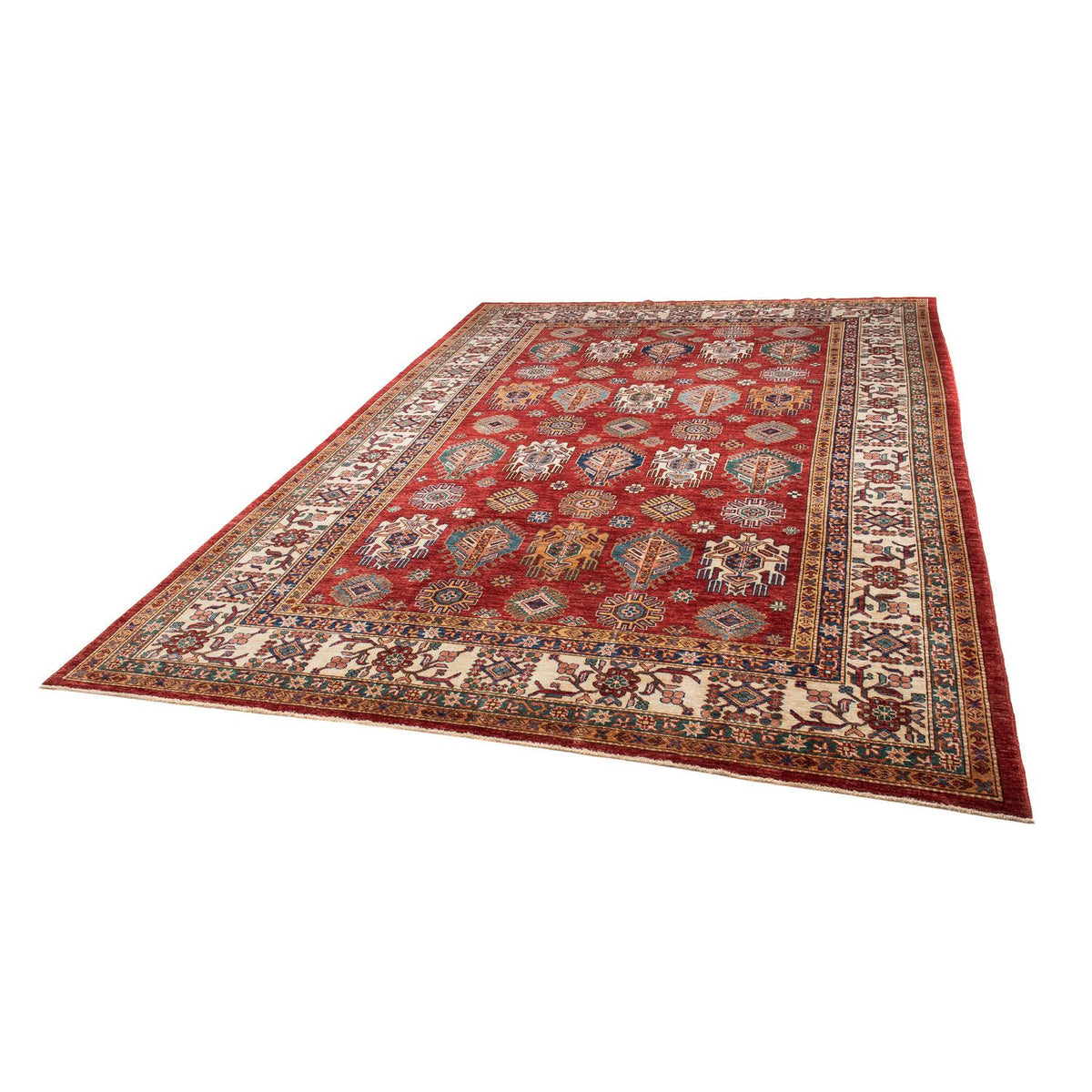 Tapis Ziegler - Kazak - 289 x 211 cm - rouge foncé