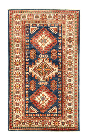 Tapis Ziegler - Kazak - 156 x 90 cm - bleu foncé