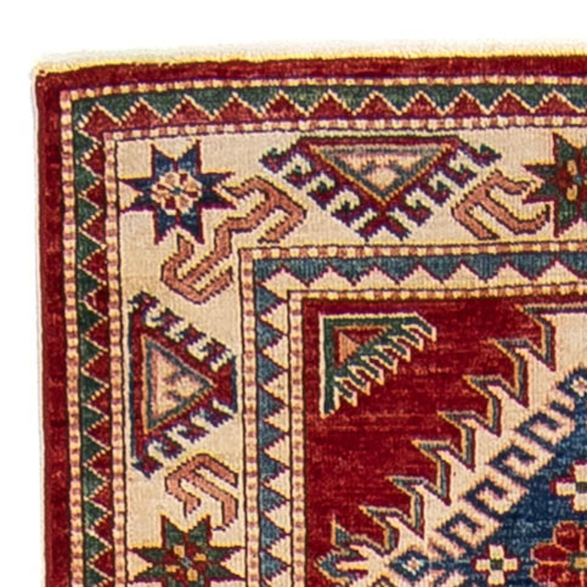 Tapis de couloir Tapis Ziegler - Kazak - 312 x 77 cm - rouge foncé