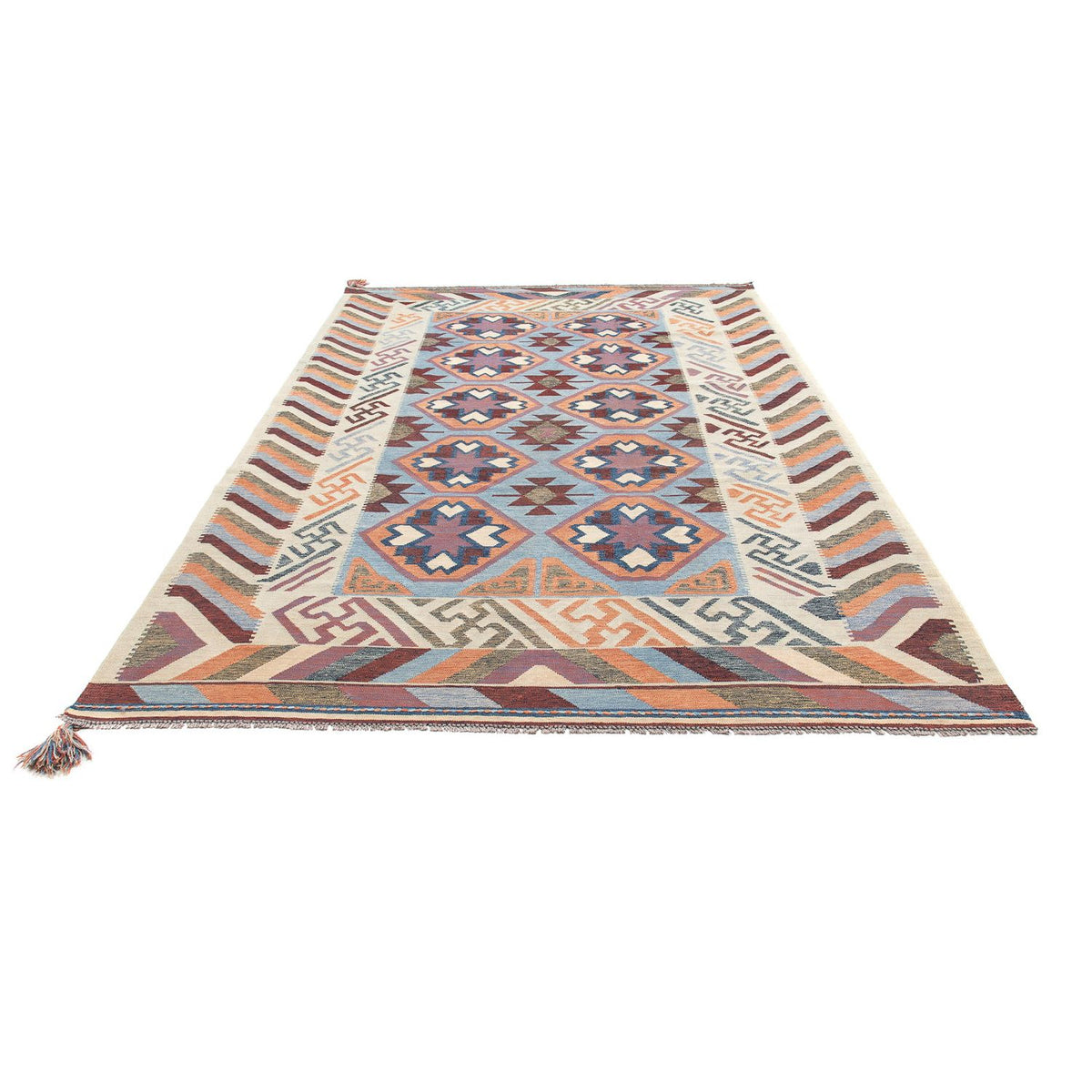 Tapis Kelim - Tendance - 300 x 192 cm - multicolore