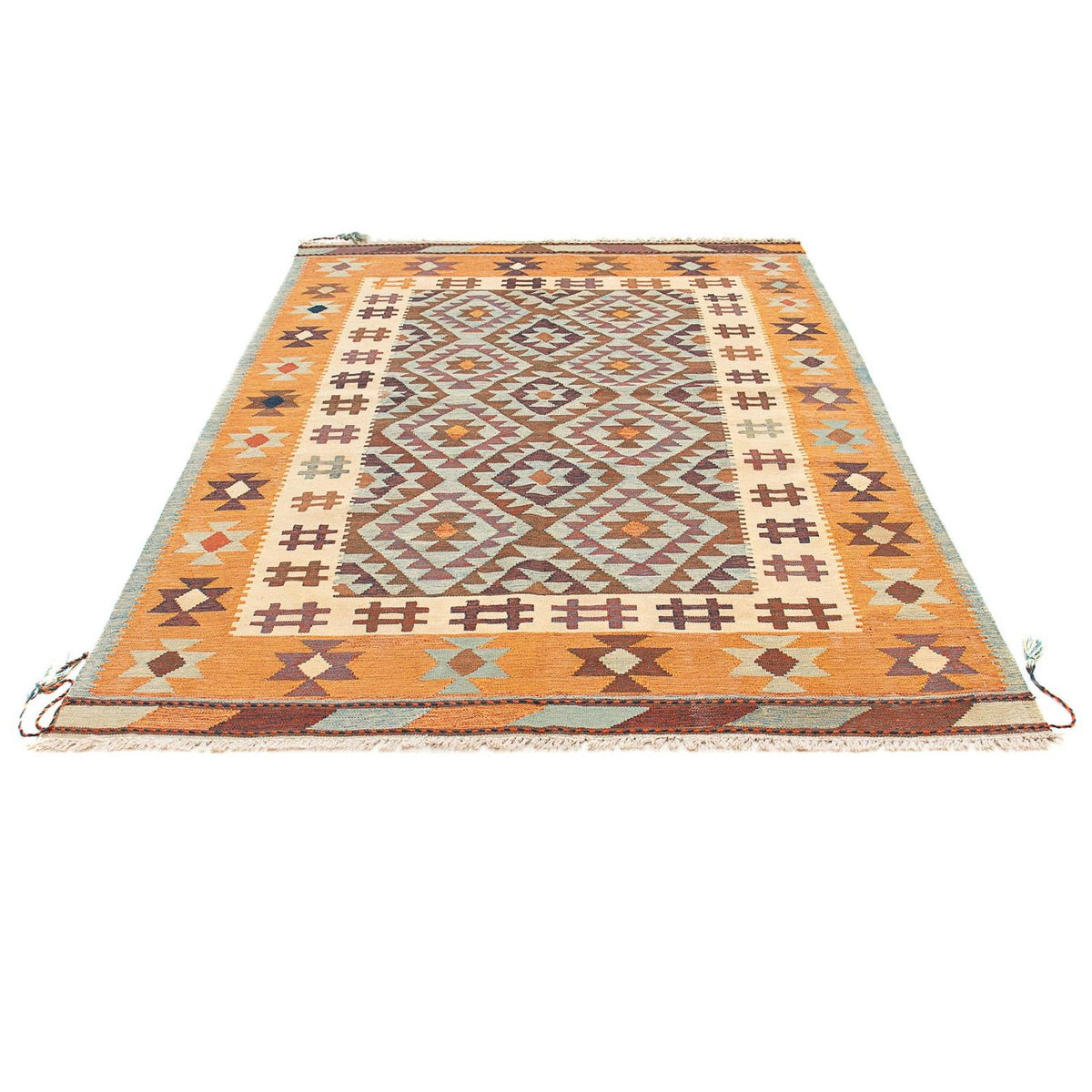 Tapis Kelim - Oriental - 197 x 144 cm - multicolore