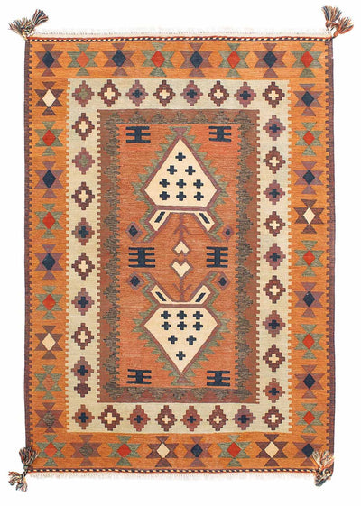 Kilim de Fars 144x200cm - marron