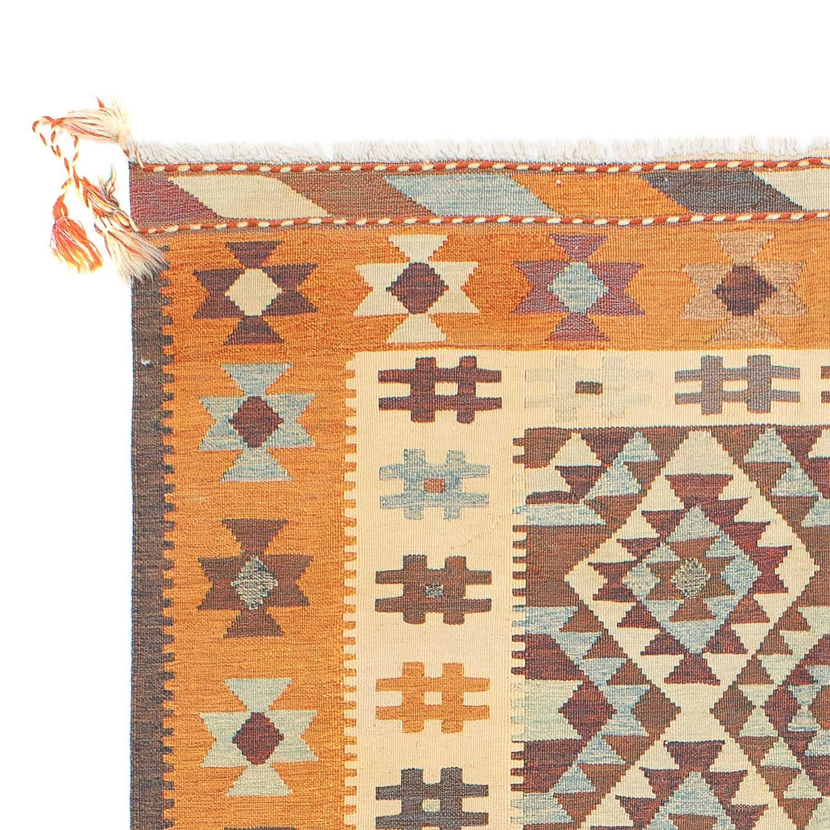 Tapis Kelim - Oriental - 202 x 140 cm - multicolore