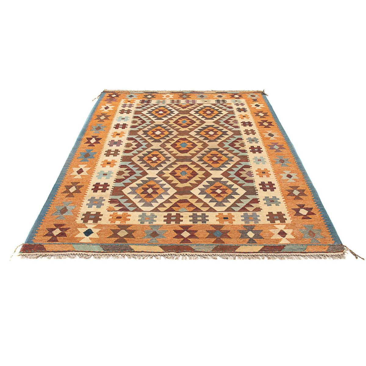 Tapis Kelim - Oriental - 208 x 154 cm - multicolore