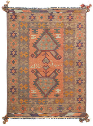 Tapis Kelim - Oriental - 211 x 148 cm - multicolore