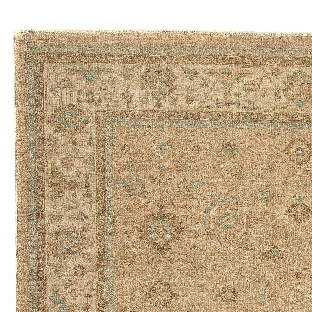 Tapis Ziegler - 304 x 248 cm - marron clair