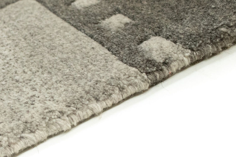 Tapis Népalais - 200 x 140 cm - gris