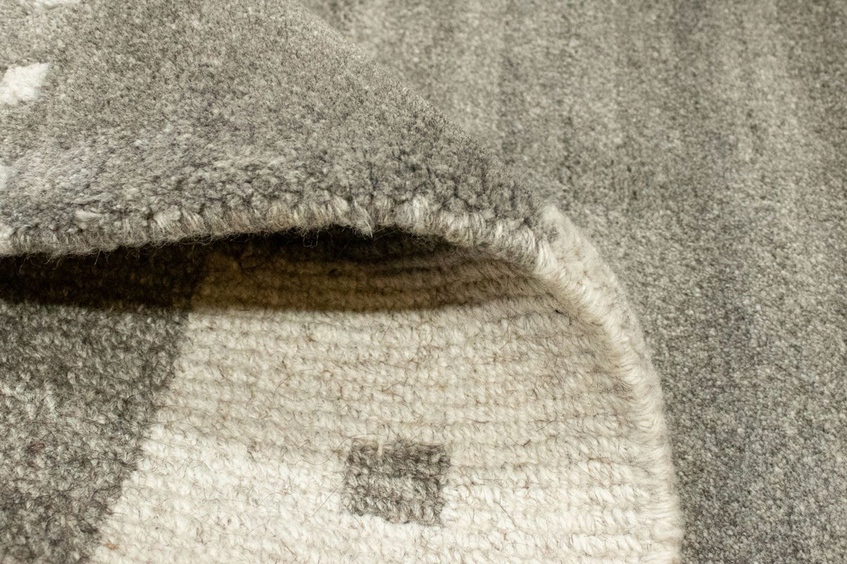 Tapis Népalais - 200 x 140 cm - gris