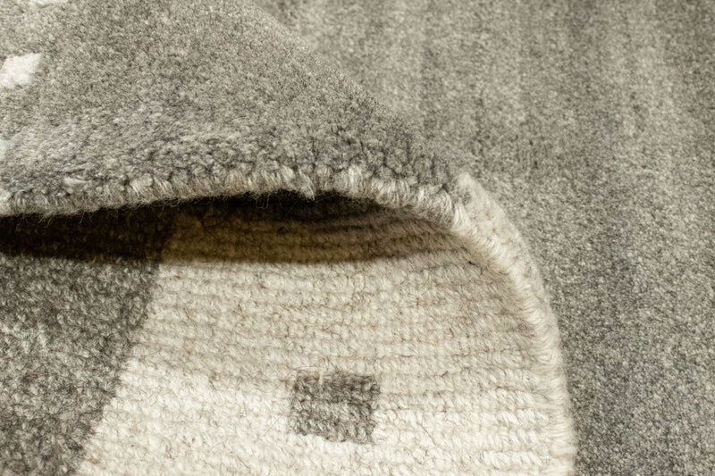 Tapis Népalais - 200 x 140 cm - gris