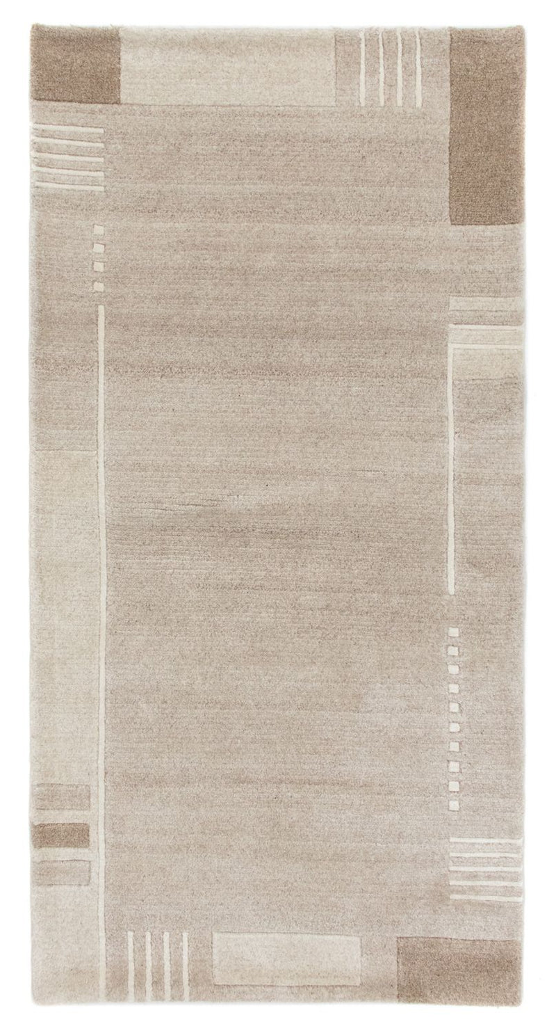 Tapis Népalais - 140 x 70 cm - beige