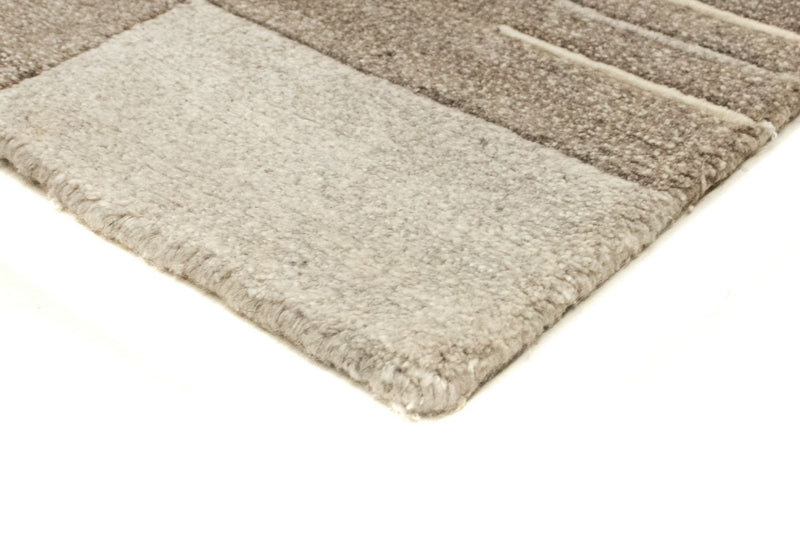 Tapis Népalais - 160 x 90 cm - chocolat clair