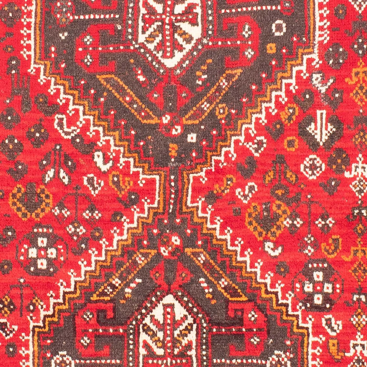 Tapis persan - Nomadic - 160 x 112 cm - rouge foncé