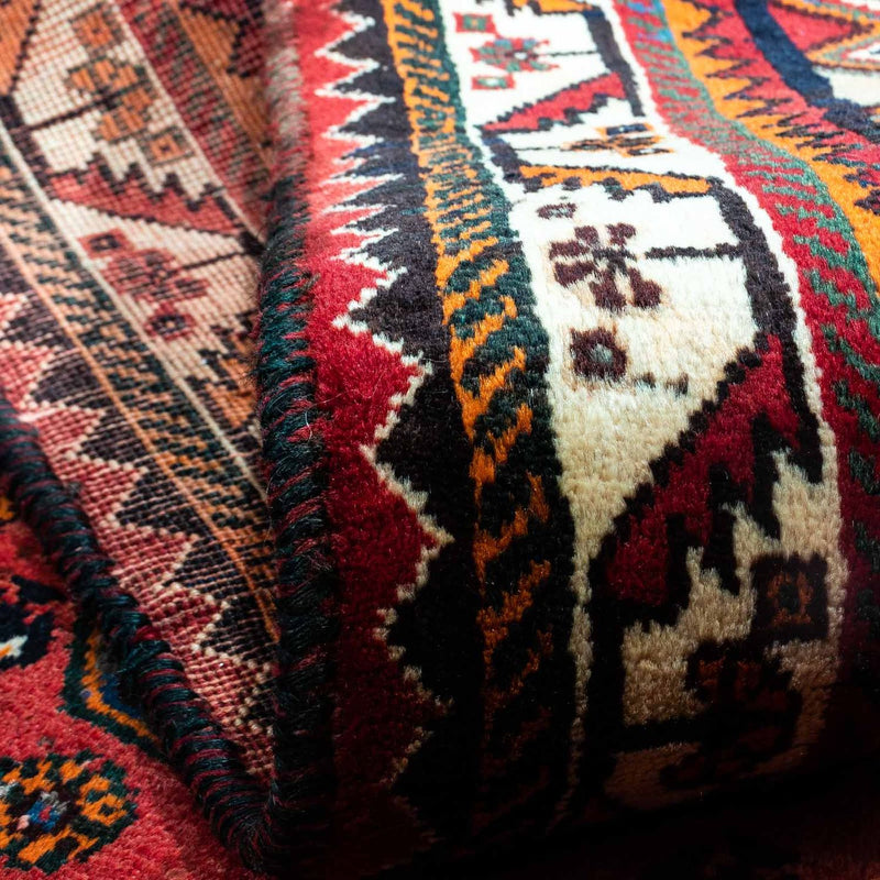 Tapis persan - Nomadic - 251 x 168 cm - rouge foncé