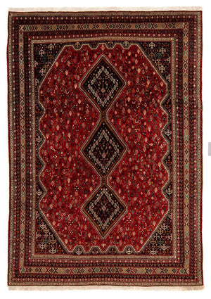 Tapis persan - Nomadic - 405 x 292 cm - rouge foncé