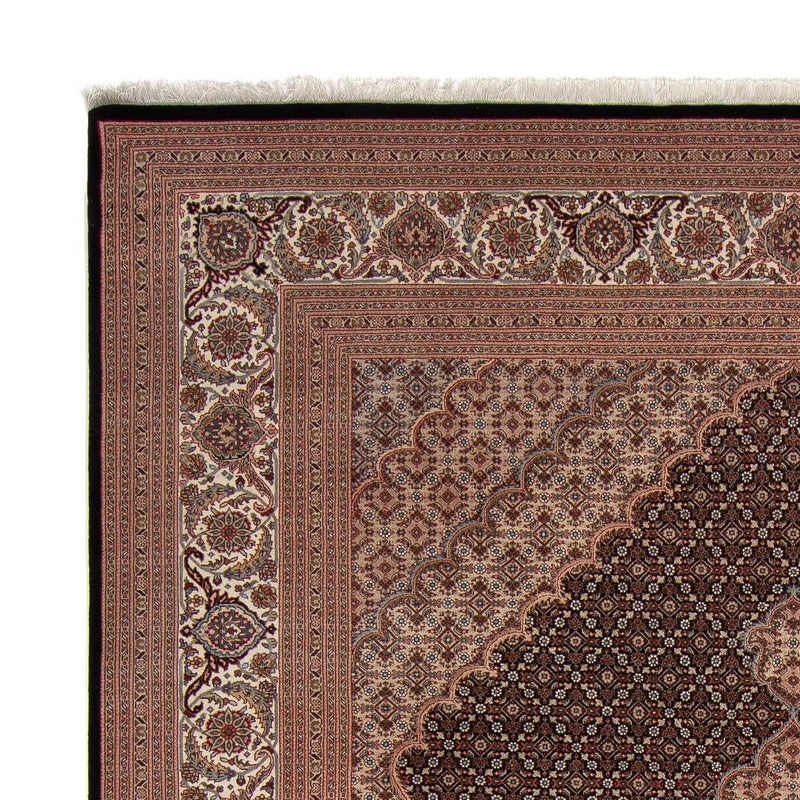 Tapis persan - Tabriz - 346 x 253 cm - bleu foncé