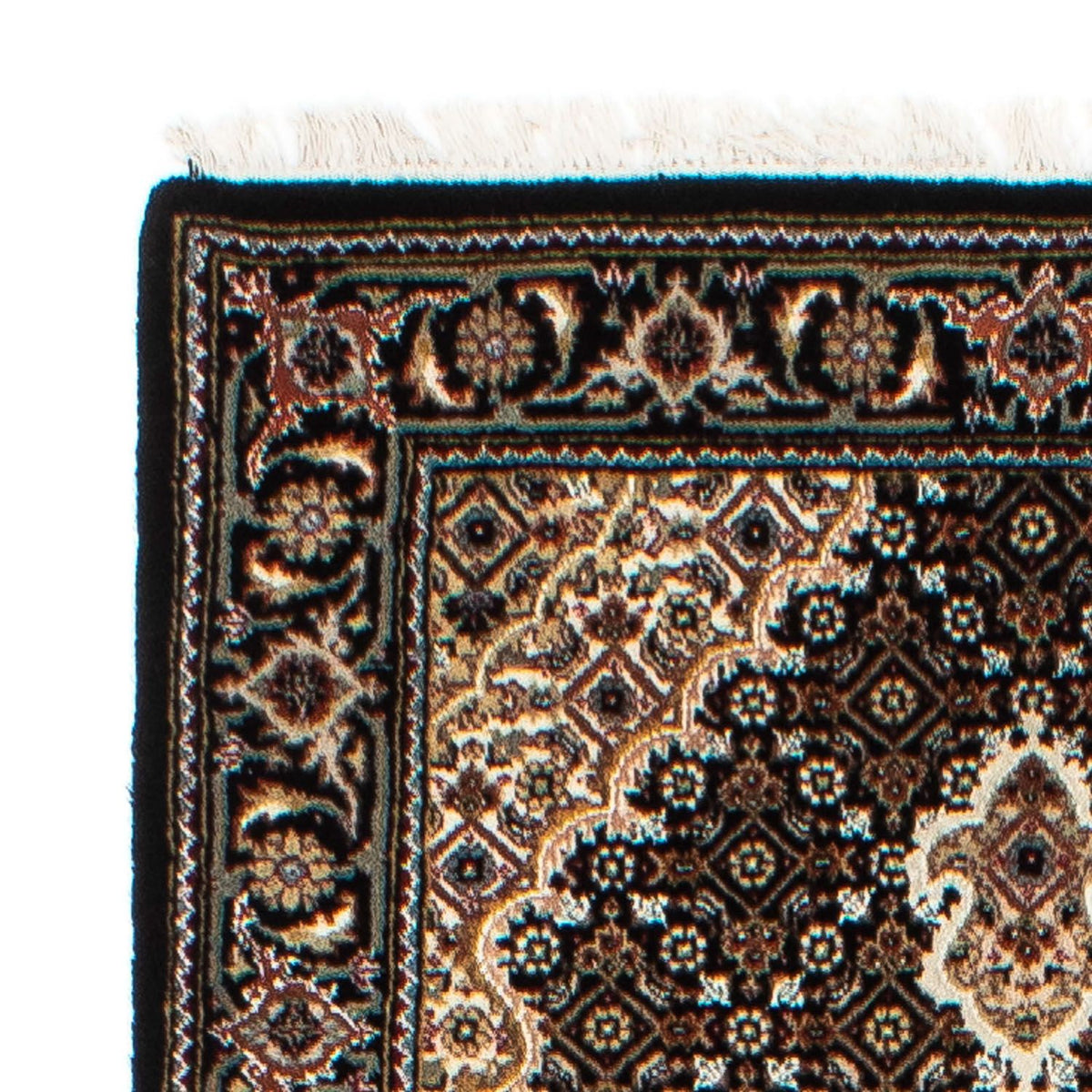 Tapis de couloir Tapis persan - Tabriz - 201 x 84 cm - bleu foncé