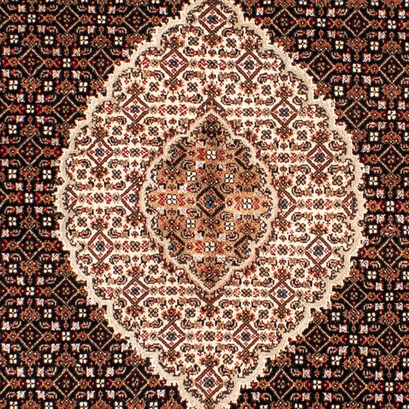 Tapis persan - Tabriz - 239 x 166 cm - bleu foncé