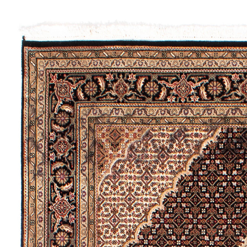 Tapis persan - Tabriz - 239 x 166 cm - bleu foncé